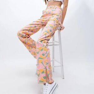 PacSun 90’s mid-century print carpenter jeans